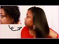 Detailed Easy Salon Quality Silk Press on natural hair DIY by yourself