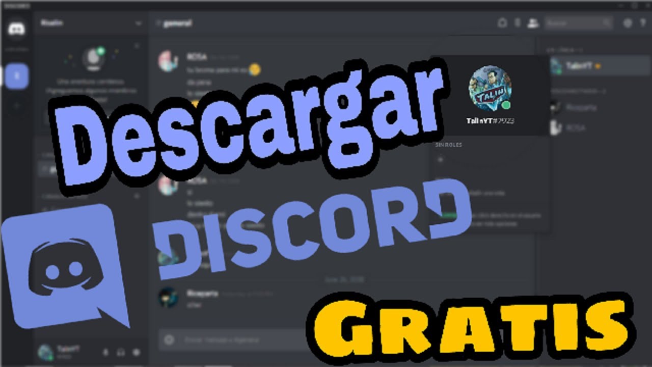 Descargar e Instalar Discord. ¡Gratis! para PC y Android 2020 YouTube