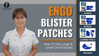 ENGO Blister Patches - How To Use Large &amp; Small Oval Patches