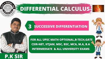 || SUCCESSIVE DIFFERENTIAL EQUATION |||| DIFFERENTIAL CLACULUS LEC-3