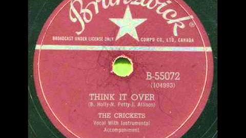 CRICKETS  Think It Over  1958