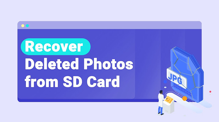 How to recover deleted photos from sd card without software