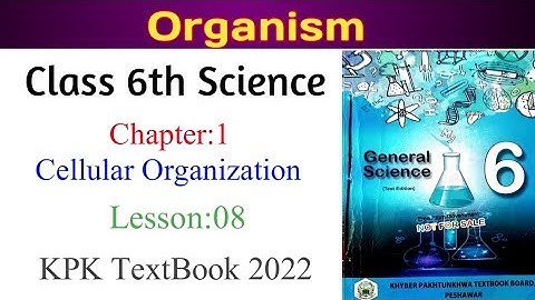Class 6th Science chapter 1|Celluar Organization| organism in Pashto|KPK#class6 #science