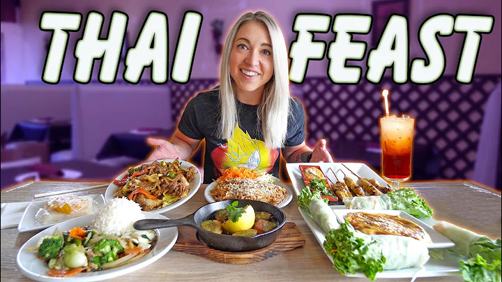 $100 Thai Food FEAST | BEST Thai in Spokane!