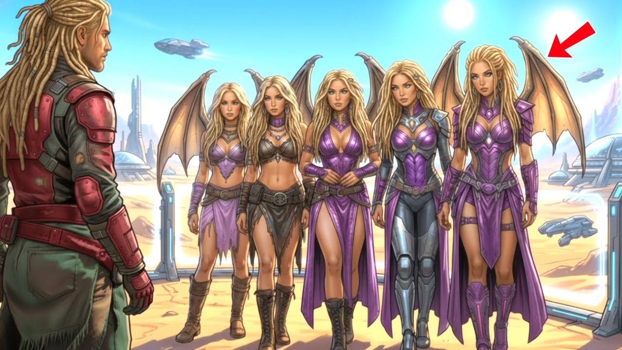 Отставной ветеран-человек жил один—пока пять вдов-драконов не попросили его приютить их в его куполе