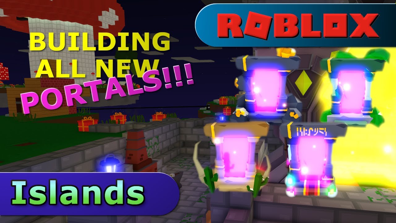 Roblox Islands update. Building all portals and introduction of pigs