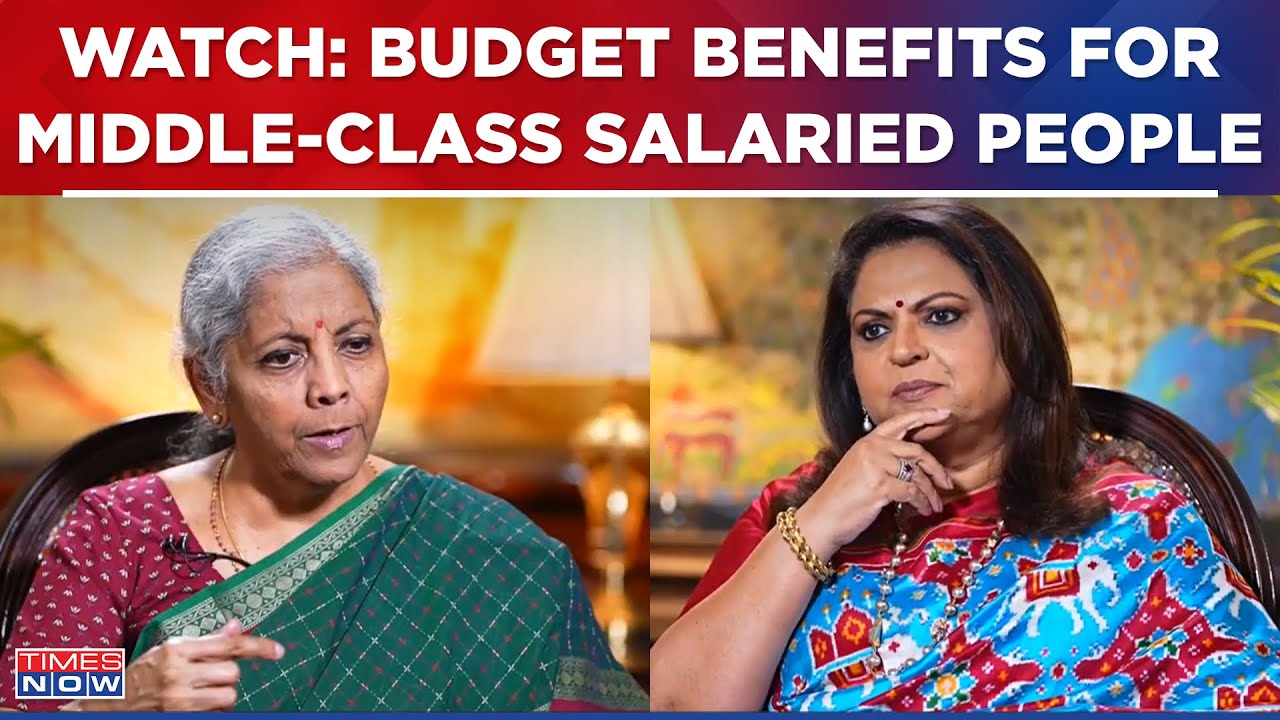 'I Love To Give More..': Nirmala Sitharaman Decodes The Benefits For Middle-Class Salaried People