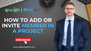 How to Add or Invite Members to a Project in Bitrix24 | Complete Tutorial #bitrix24