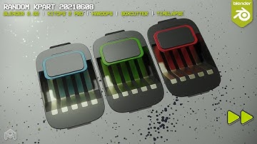 Random (002) 3D Mesh for Kit Ops in #b3d | Timelapse