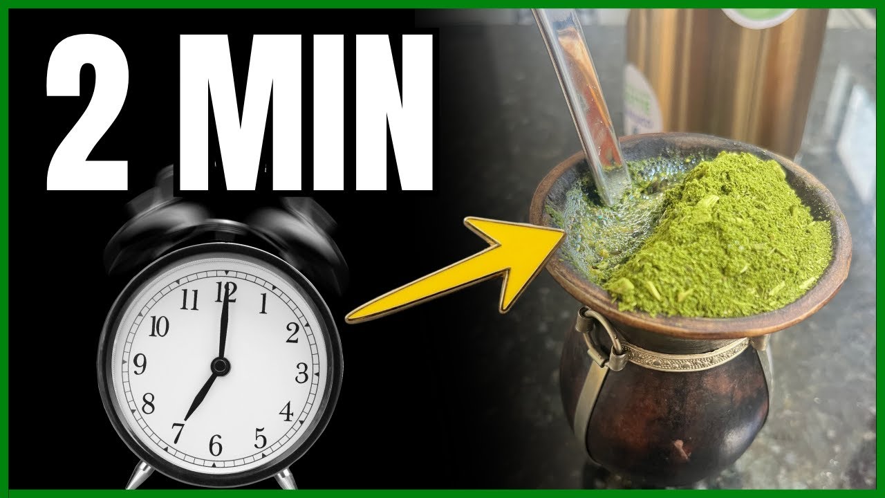 Chimarrão em 2 minutos: o método pra quem tá com pressa!