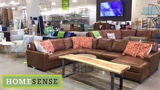 HOME SENSE FURNITURE SOFAS COUCHES ARMCHAIRS TABLES DECOR SHOP WITH ME SHOPPING STORE WALK THROUGH