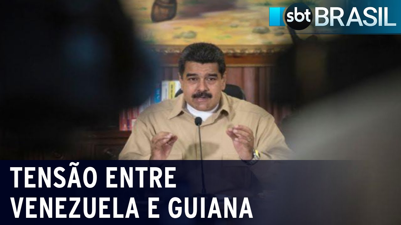 Lula e Ministro da Defesa tratam de crise entre Venezuela e Guiana | SBT Brasil (08/12/23)