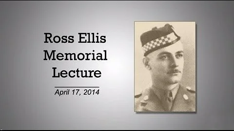 Colonel Bernd Horn speaks at the 2014 Ross Ellis Memorial Lecture in Military and Strategic Studies