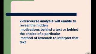 تحليل الخطاب Discourse analysis د .محمود السلمان - 0