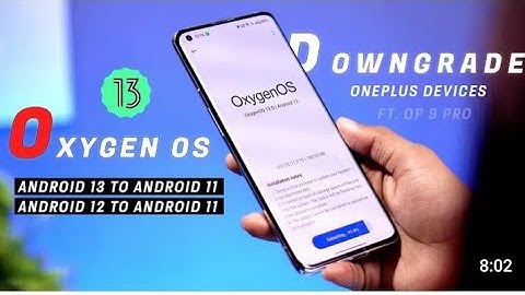 Steps to Downgrade or Rollback Oneplus 8, 8pro, 8T & 9R from Stable OxygenOS 14 to OxygenOS 11