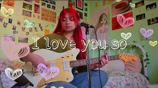 Video thumbnail of "i love you so by the walters - cover"