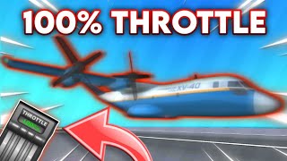 TFS 100% THROTTLE CHALLENGE!?! 😱 | Turboprop Flight Simulator