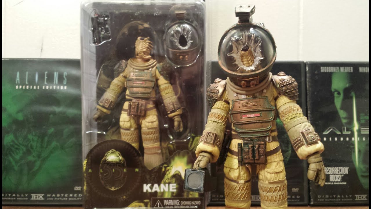 NECA aliens series 3/ facehugger Kane action figure (HD) - YouTube