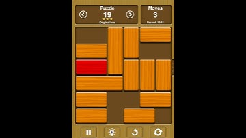 Unblock Me Solutions for original free level #19