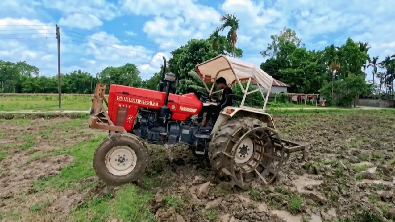 2wd Swaraj 855 FE Tractor Working In Kaltivator | Swaraj Video Video | Rafik tractor wala