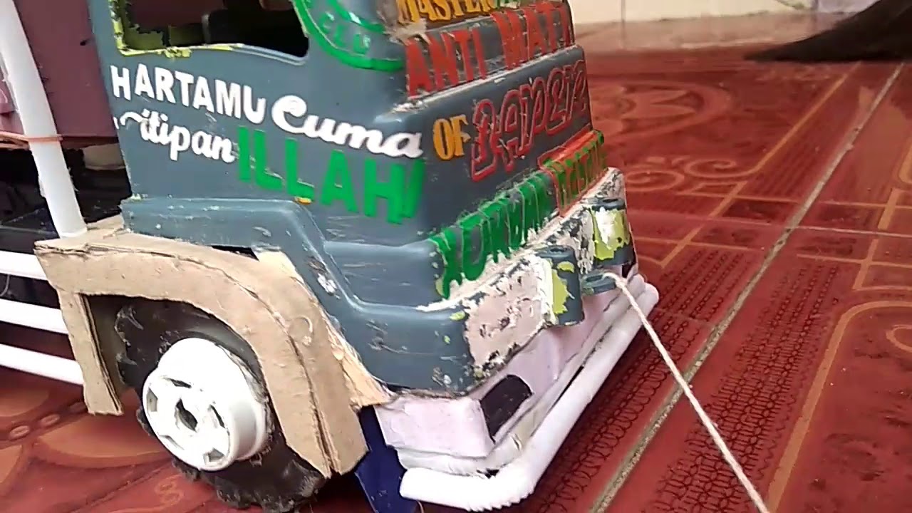 Miniatur truk  canter  dump muatan pasir SPECIAL TAHUN BARU  