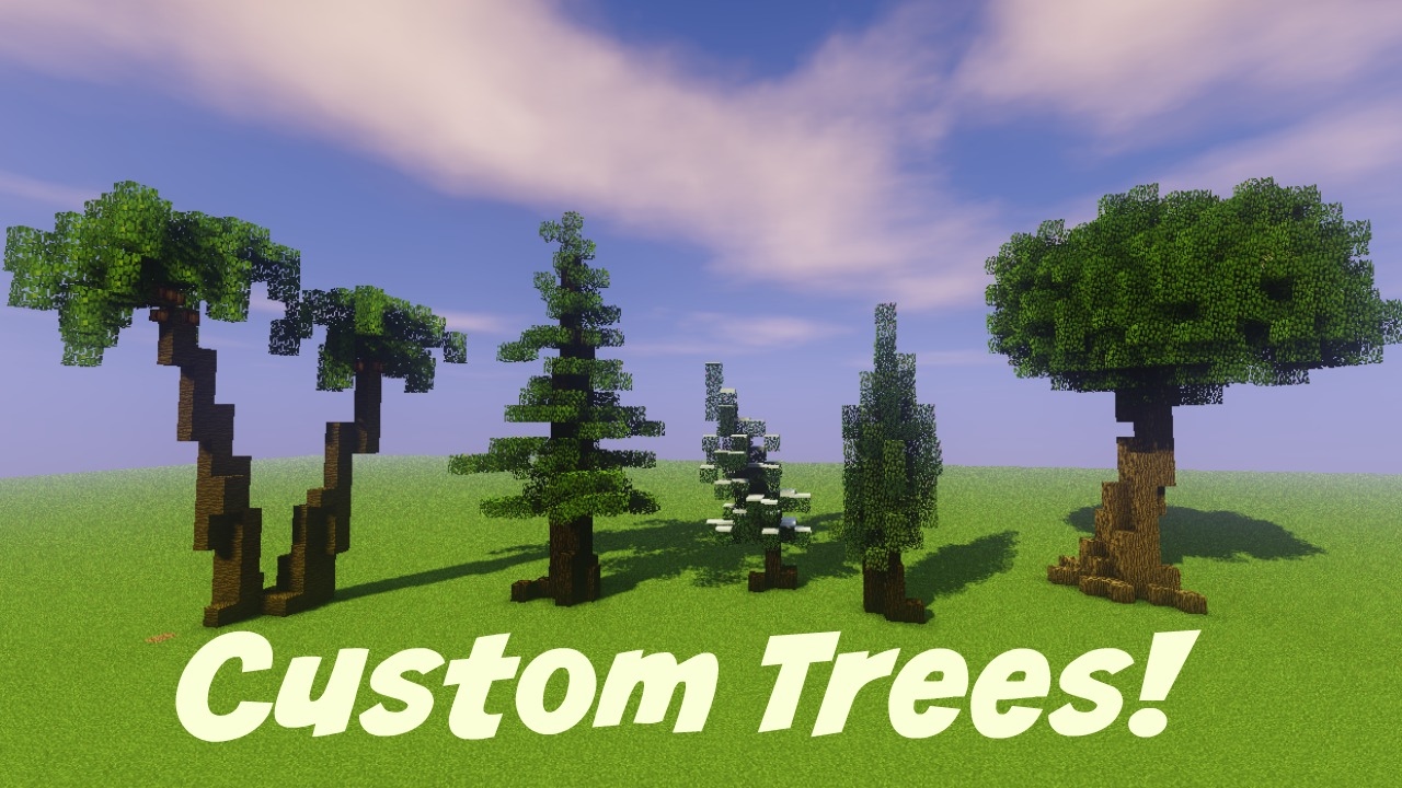 Minecraft Custom Tree Tutorial! - YouTube