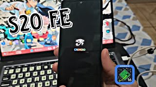 Como instalar CrDroid 12 no S20fe