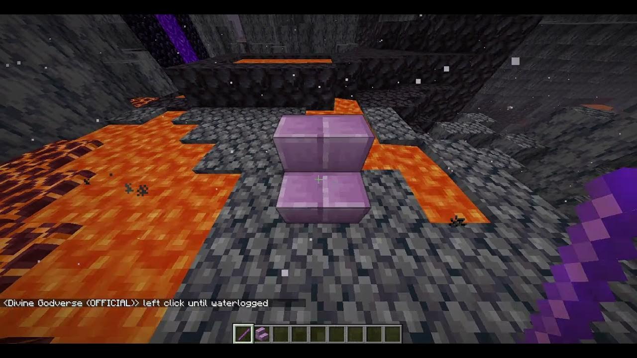 how to place water in the nether No Mods! Minecraft Java Edition 1.