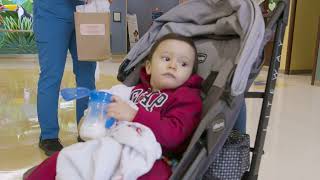 Patient's Mother Gives Thank-You Gift to Staff