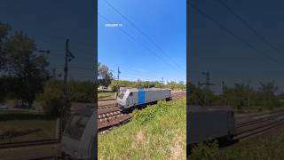 185 717 Railpool traxx halad Komáromban gépmenetben