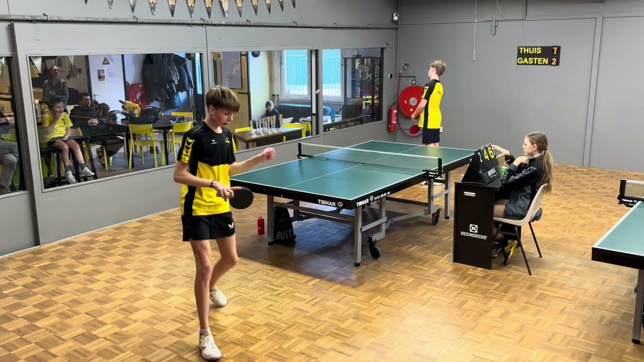 Finale jeugd clubkampioenschappen - game 2-2 (7-11)