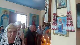 Літургія в Свято-Вознесенському храмі міста Корюківка. Преображення Господнє