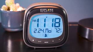 Explore Scientific World Alarm Clock