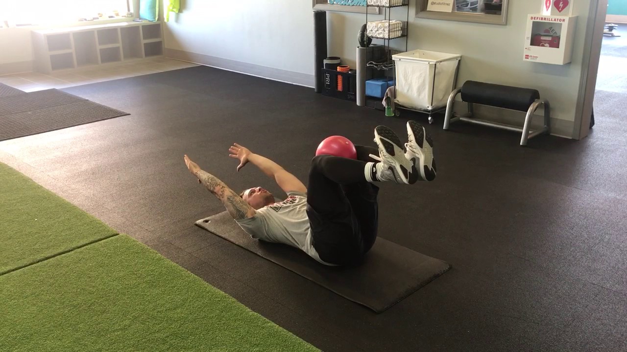 Exercise Demo Ball Squeeze Dead Bug YouTube
