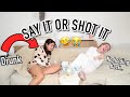 SAY IT OR SHOT IT....we tried to answer EVERYTHING LOL | Syd and Ell