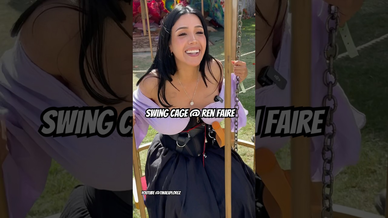 I really thought i would fit between the bars lolll #fypシ #viral #ageofchivalrylasvegas #foryou