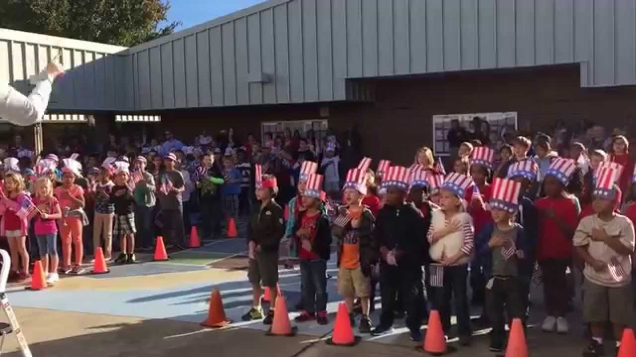 Shady Hill National Anthem Veterans' Day 2014