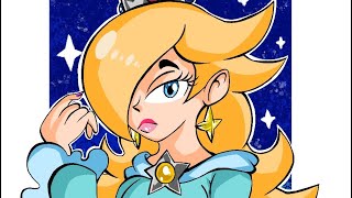 A Princess Rosalina art (Time Lapse)