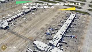 Hartsfield-Jackson International Airport (ATL) in Google Earth
