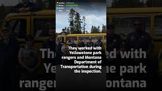 Idaho State Police Inspects Yellowstone Passenger Carriers