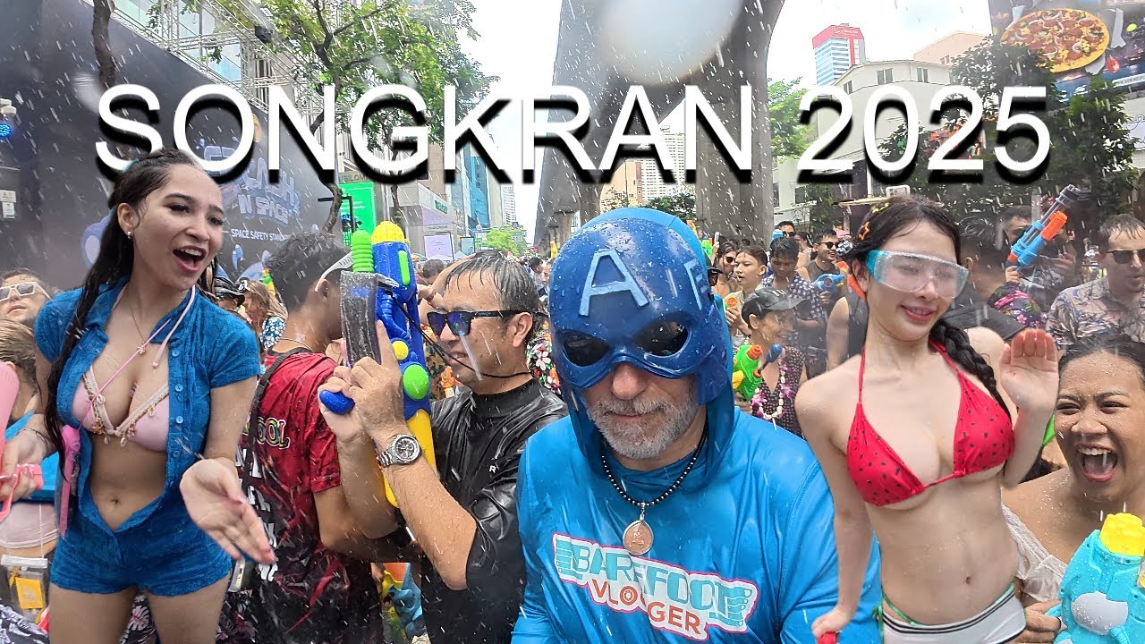 My First SONGKRAN: Things Got WET and Wild in Bangkok, Thailand Silom 2025