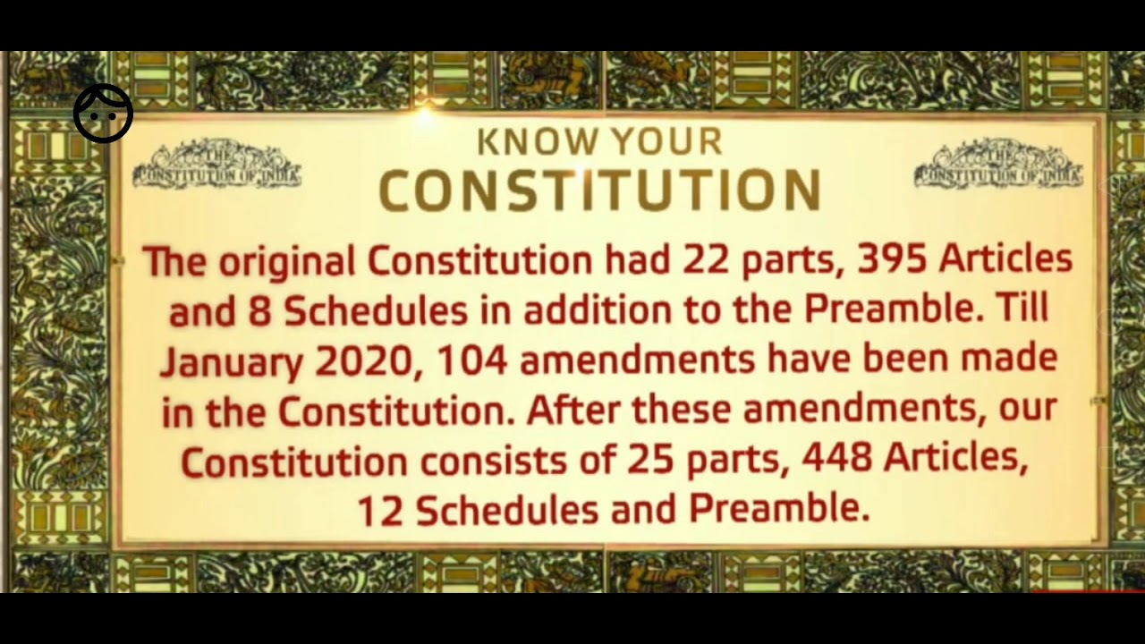 KNOW YOUR CONSTITUTION 1