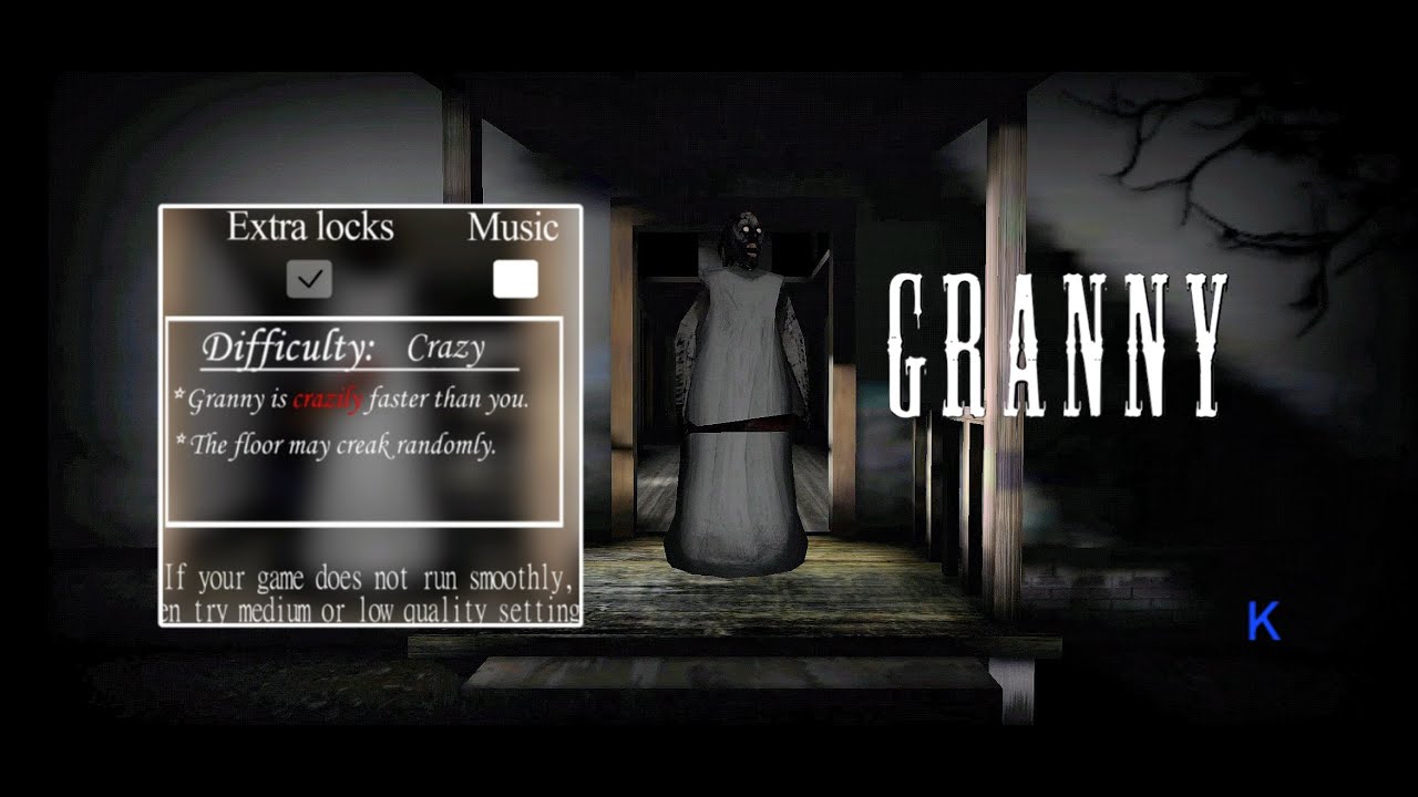 Granny Crazy Difficulty - in 1 day.