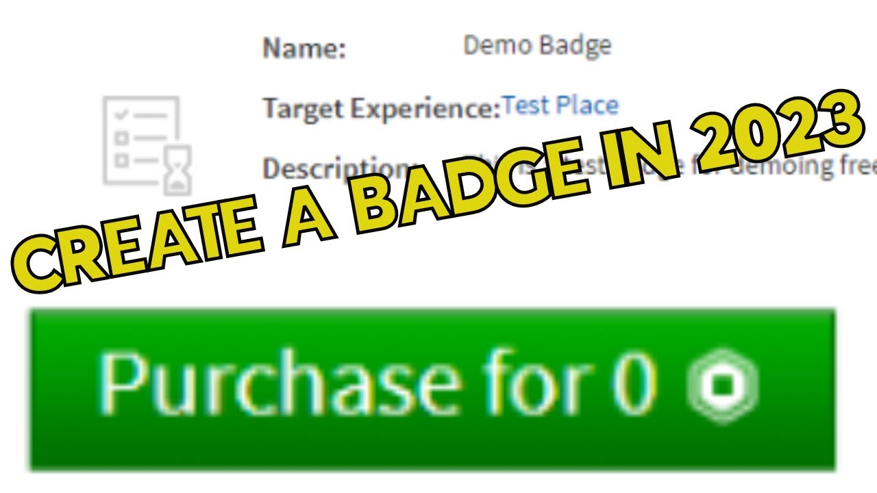 Create badges or gamepasses for your roblox game by Plantipup