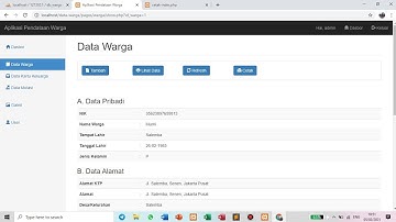 source code gratis, sistem data penduduk berbasis php mysql