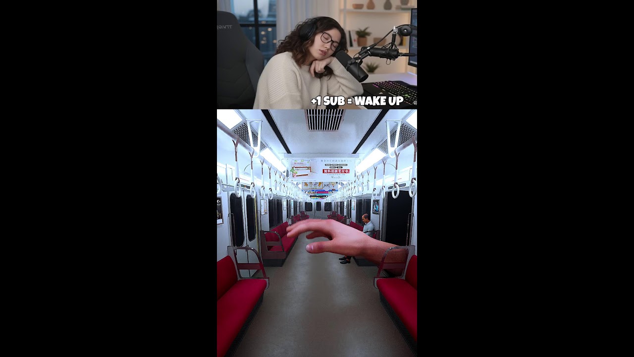 Japanese Train Horror Game 06 #shortsfeed #shortslive #grannylivestream #shorts