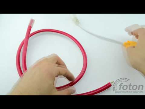 Гибкий светодиодный неон SMD 2835 120 LEDm IP68 220V