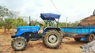 Sonalika Tractor Brick Unloading 4K POV ASMR Driving #farmingvideos #tractorvideo  #tractorstunt