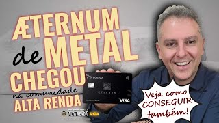 COMECOU A CHEGAR O VISA INFINITE AETERNUM DO BRADESCO DE METAL VEJA O KIT BOAS V