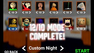 Five Nights At Baldis Redone - 1210 Mode Complete V 1.01 Failed Attempts